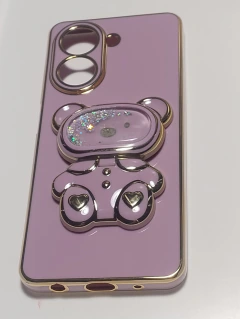 Xiaomi A5 Funda Glitter soporte Espejo Osito Poco c71 Lila - comprar online