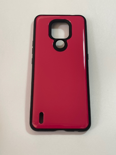 Moto E7 Funda Fucsia