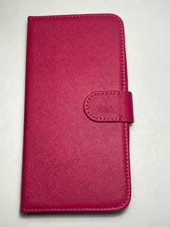 Moto C PLUS Funda Libro Fucsia