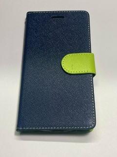 Moto G5 Funda Libro Azul+verde