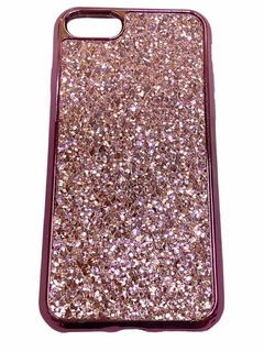 iPhone 7 =8 funda Rosa brillos