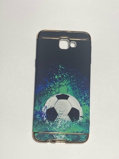 Sams J5 Prime Funda Pelota borde dorado