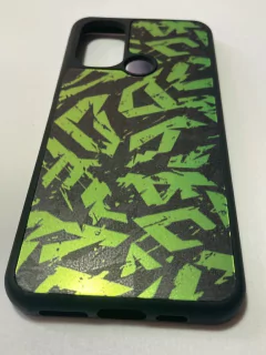 Moto g31 Funda camuflado verde