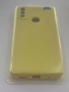 Moto e20 Funda Case Amarilla
