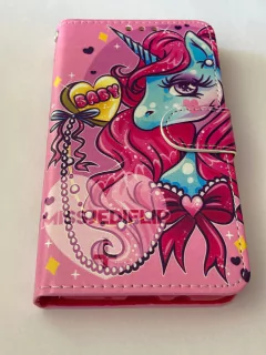 Sam J5 Prime Funda Libro Unicornio