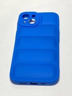 Iphone 14 Funda Puffer azul