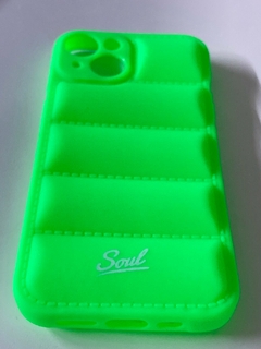 Iphone 14 Funda Puffer verde