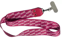 correa Straps para colgar el celu al cuello Barbie Rosa