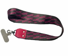 correa Straps para colgar el celu al cuello Barbie Negra