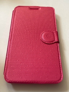 Moto G5s Plus Funda Libro FUCSIA