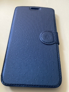 Moto G5 Plus Funda Libro Azul