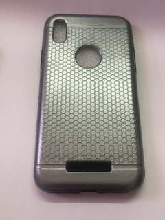 iPhone X =XS Funda Ref Panal plata