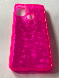 Moto E20 Funda Tpu diamante Fucsia