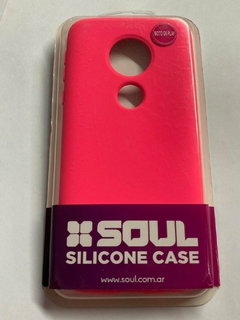 Moto E5=G6 Play Funda Case Fucsia