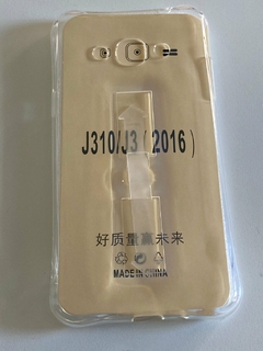 Sams J3 2016 Funda Tpu Silicona Transparente con soporte J310