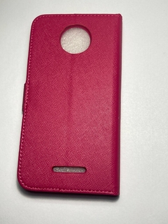 Moto C PLUS Funda Libro Fucsia - comprar online