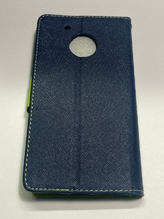 Moto G5 Funda Libro Azul+verde - comprar online