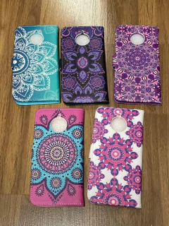Moto E4 Plus Funda Libro mandala - comprar online