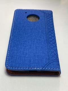 Moto G5 Funda Libro Azul - comprar online