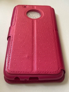 Moto G5s Plus Funda Libro FUCSIA - comprar online