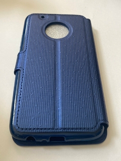 Moto G5 Plus Funda Libro Azul - comprar online