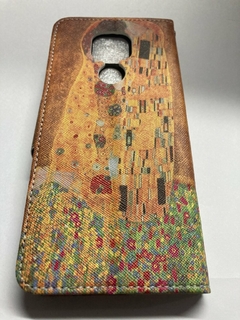 Moto G9 Play Funda libro Pintura marron - comprar online