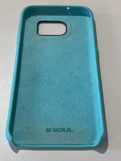 Sams S7 EDGE Funda Silicon case Aqua - comprar online