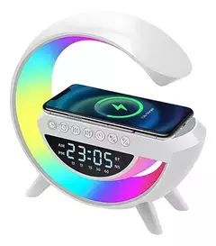 Parlante luces Led Cargador Inalambrico G Bluetooth - comprar online