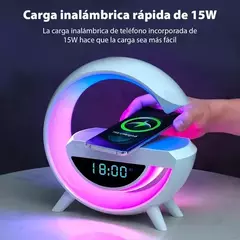Parlante luces Led Cargador Inalambrico G Bluetooth en internet