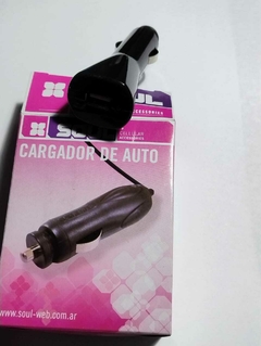 Cargador Auto USB 12v 1a Negro