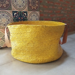 Cesto Amarelo Carnauba - comprar online