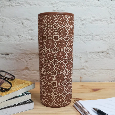 Vaso 25cm Rendado CE