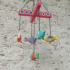 Móbile 5 Peixes Miriti Pa