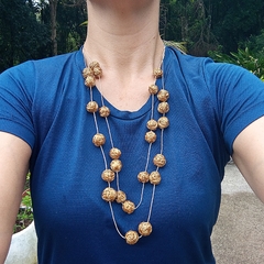 Colar Capim Dourado E Buriti To - Sambaki Brasil