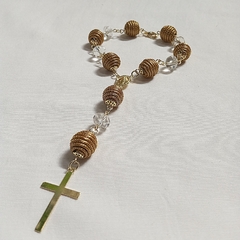 Terço Mão Capim Dourado TO