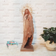 Nossa Senhora Luz 76cm Mestre Mazinho PE - comprar online