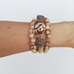 Pulseira Queimada Sementes AM