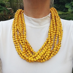 Colar Açai Amarelo AM - Sambaki Brasil