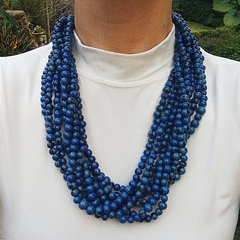 Colar Açai Azul AM - Sambaki Brasil
