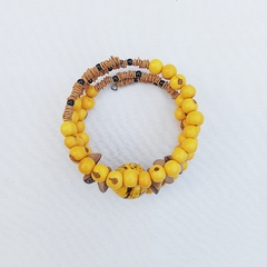 Pulseira Amarela Sementes AM - Sambaki Brasil