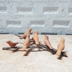 7 Pássaros Galho Deitado BA - loja online