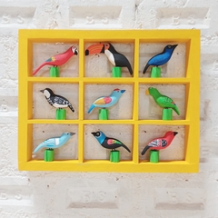 Quadro 9 Pássaros Miriti PA