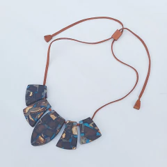 Colar Madeira e Resina BA - loja online