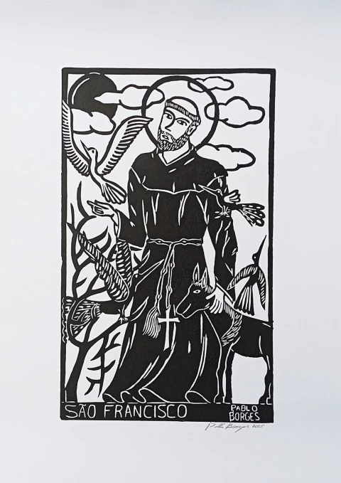 São Francisco de Assis Pb G Pablo Borges - comprar online