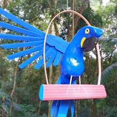 Arara Azul Miriti Asa Aberta - comprar online