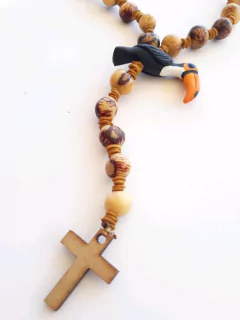 Terço Aves Brasileiras Natural - comprar online