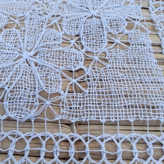 Caminho De Mesa Filé Branco 80Cm na internet