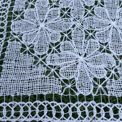 Caminho De Mesa Filé Branco 1,20M na internet