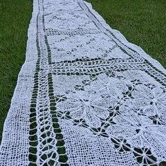 Caminho De Mesa Filé Branco 2,25M - comprar online