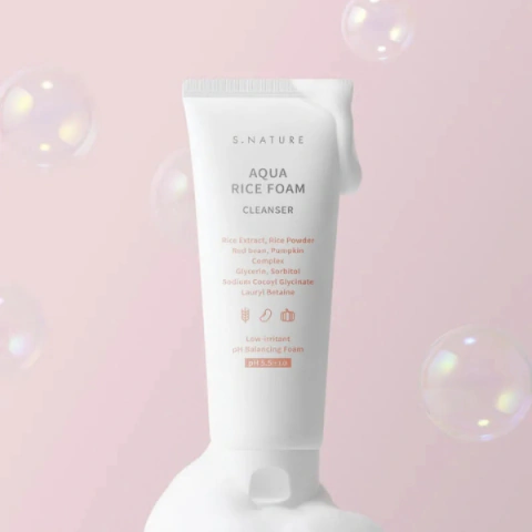 S.Nature - Aqua Rice Foam Cleanser 160ml